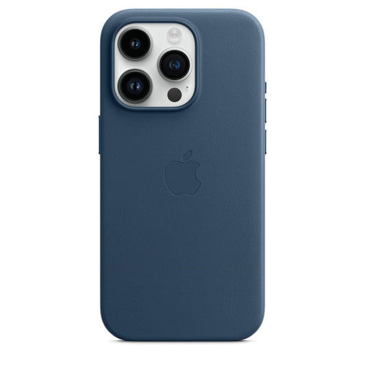 iPhone 15 Pro Leather Case with MagSafe - Blue