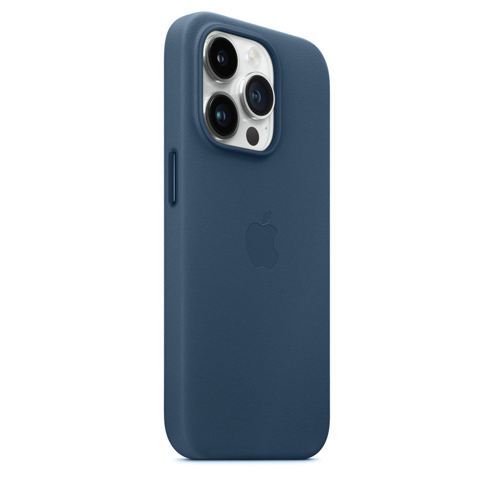 iPhone 15 Pro Leather Case with MagSafe - Blue