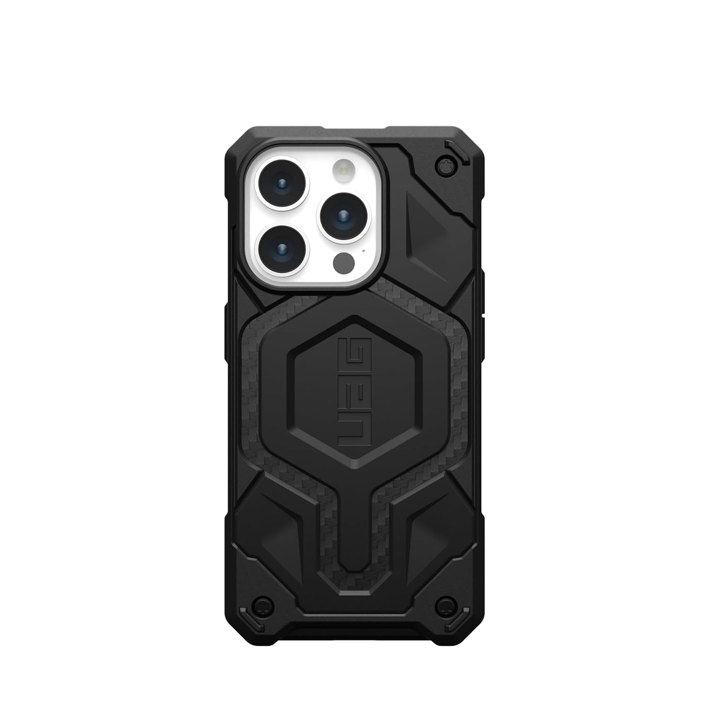 iPhone 15 Pro Monarch Pro Carbon Protective Case With Magsafe Black