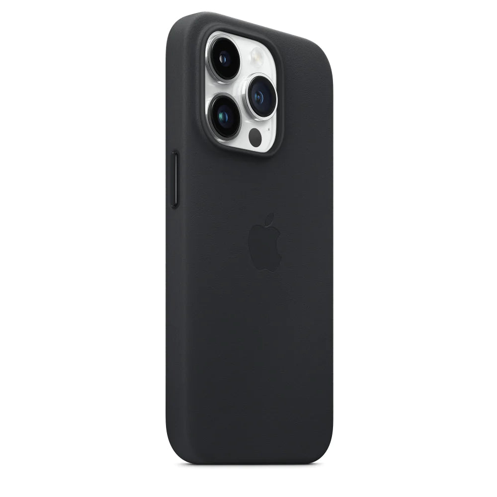 iPhone 15 Pro Leather Case with MagSafe - Black
