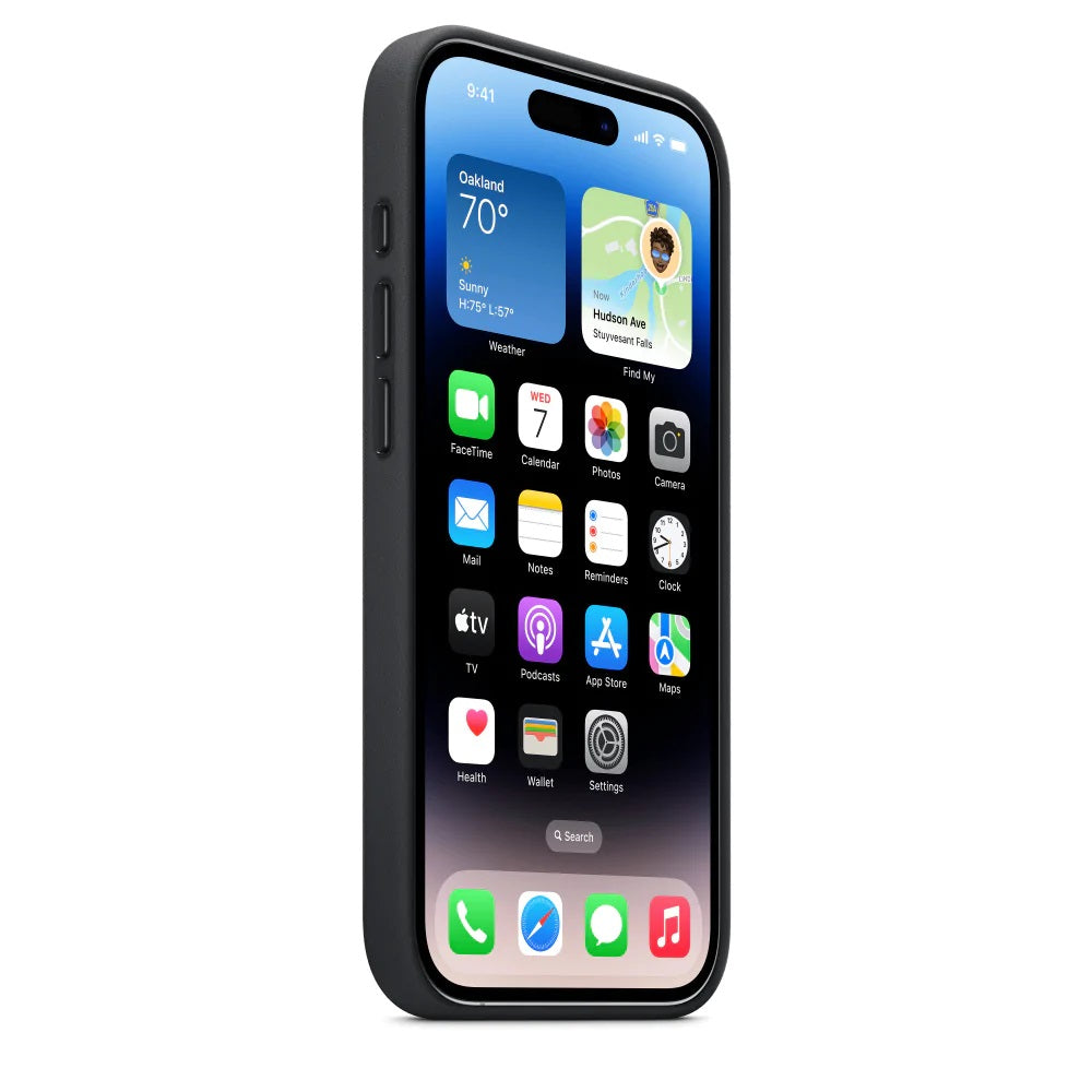 iPhone 15 Pro Leather Case with MagSafe - Black