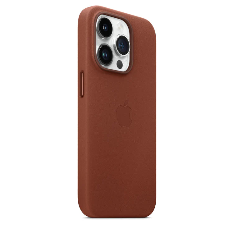 iPhone 15 Pro Leather Case with MagSafe - Umber Brown