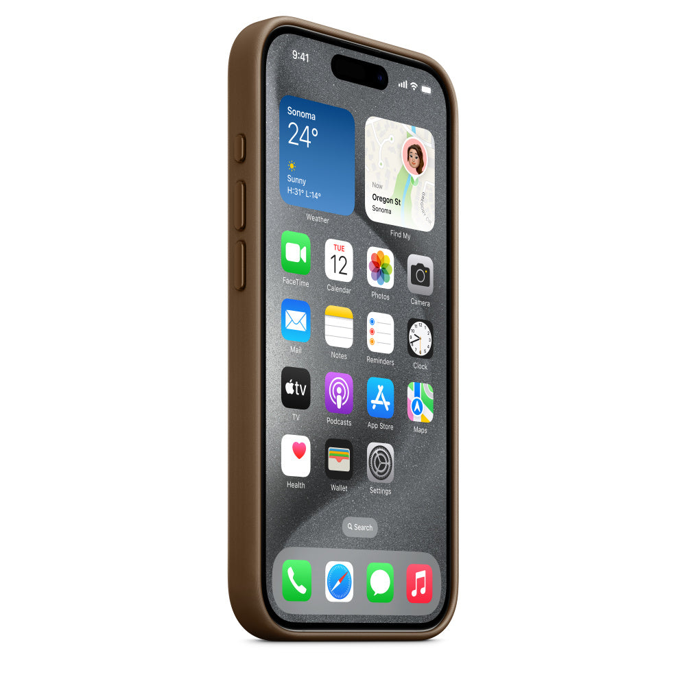 iPhone 15 Pro Max FineWoven Case With Magsafe - Taupe