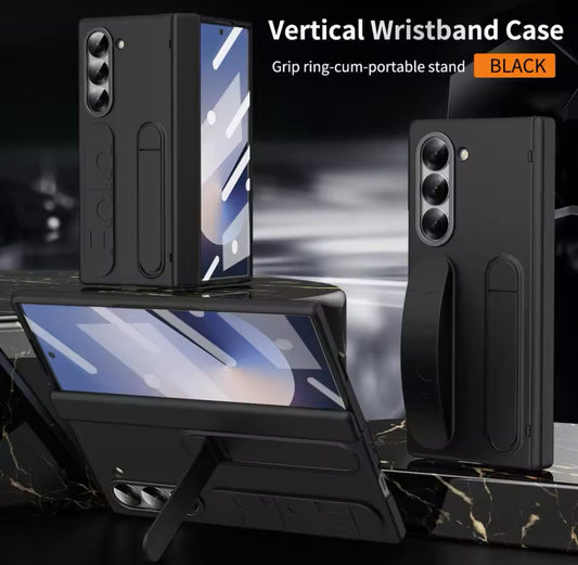 Wristband Holder Hinge Case WithSlot Full Screen Protective Cover Samsung Z Fold 5