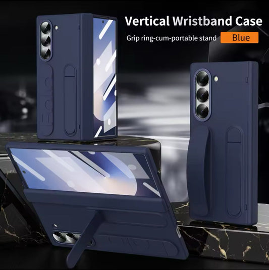 Wristband Holder Hinge Case WithSlot Full Screen Protective Cover Samsung Z Fold 5