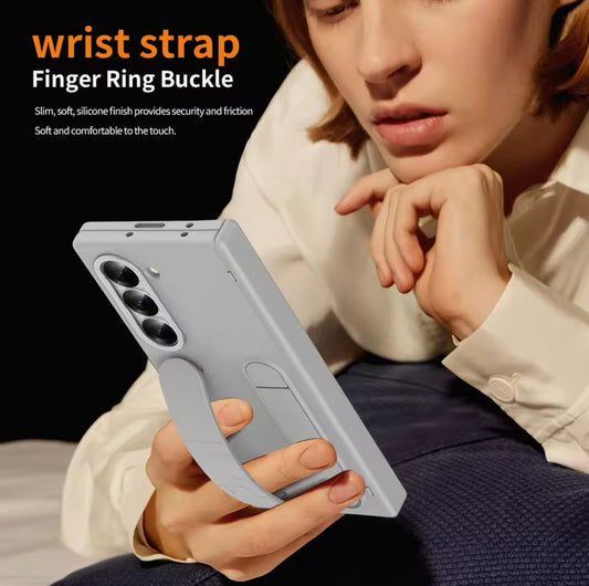 Wristband Holder Hinge Case WithSlot Full Screen Protective Cover Samsung Z Fold 5